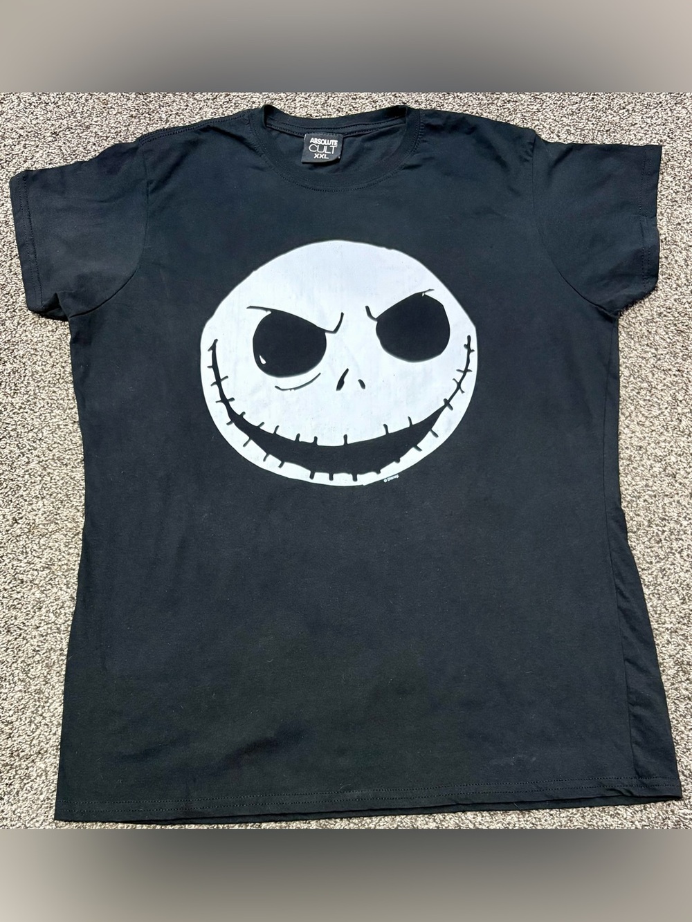 Disney Nightmare Before Christmas Jack Skellington Face Graphic T-Shirt Women’s